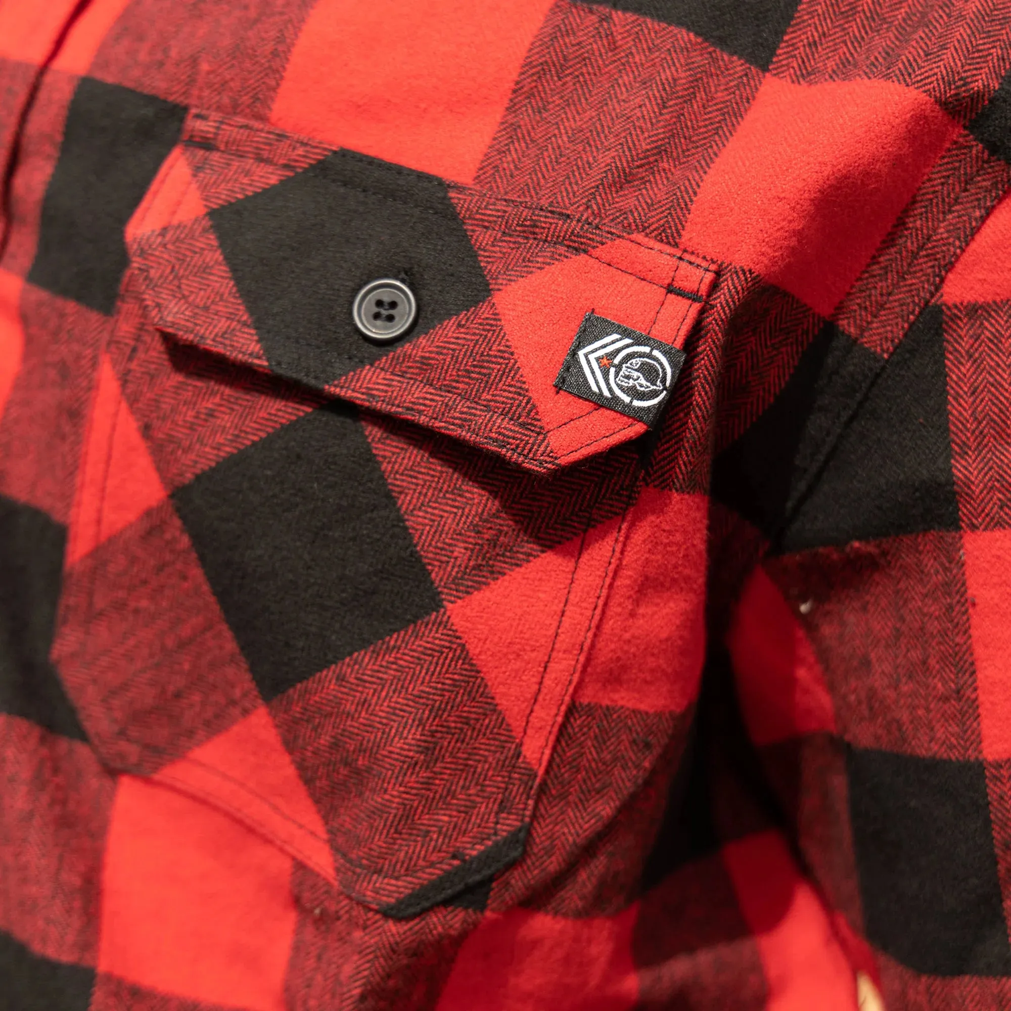 Metal Mulisha Mens Jacked  Flannel Red