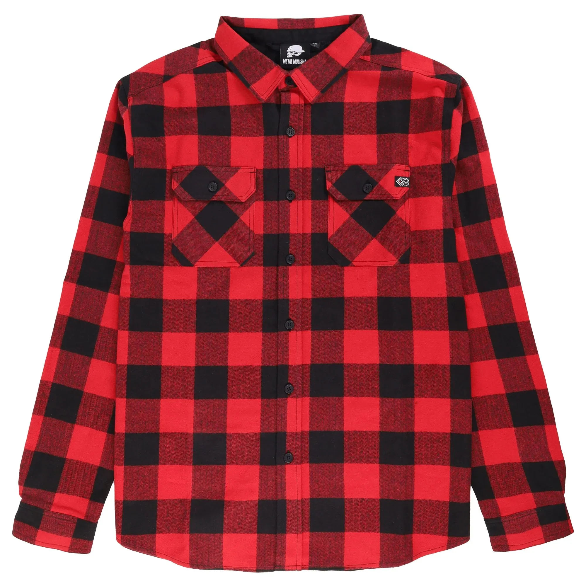 Metal Mulisha Mens Jacked  Flannel Red