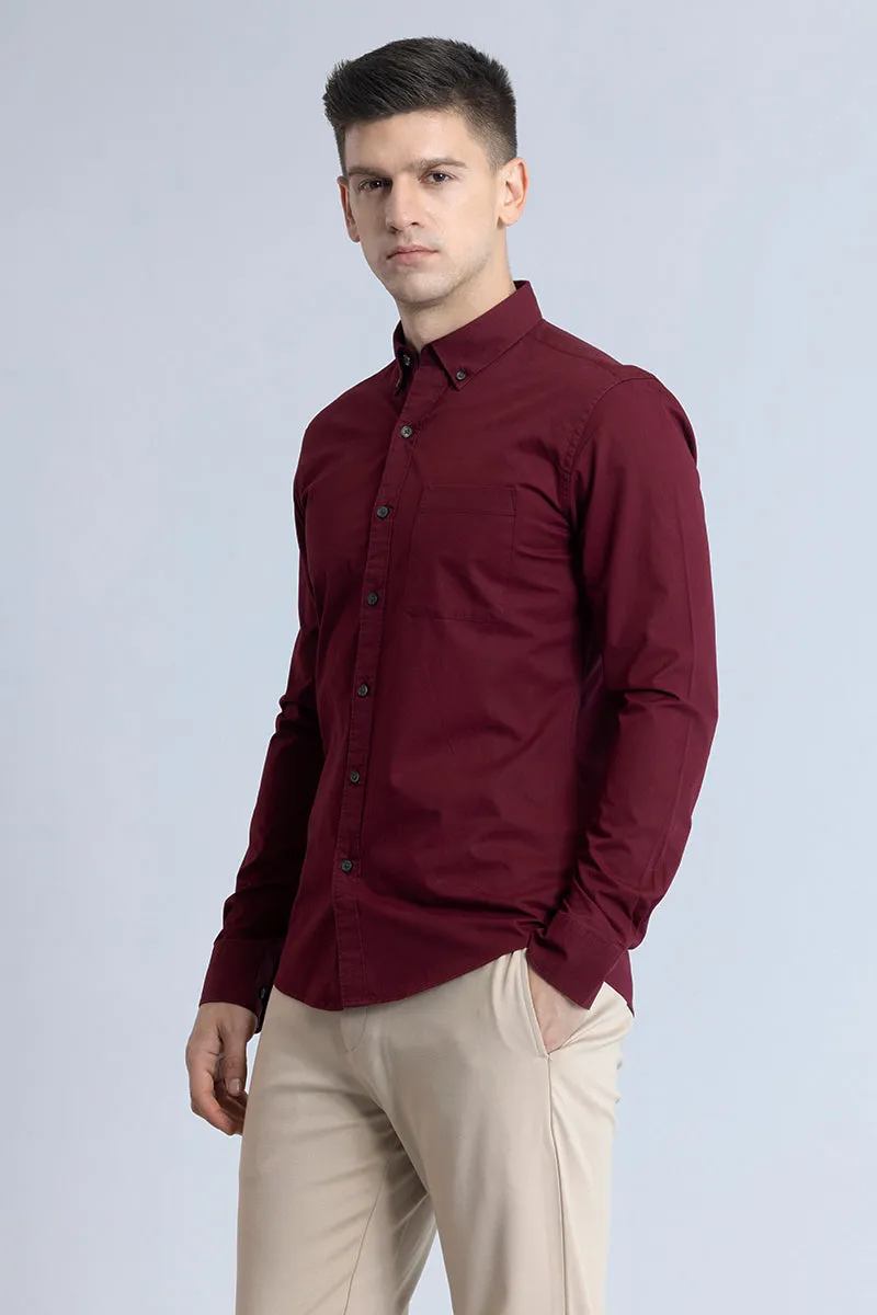 Meteorite Maroon Shirt