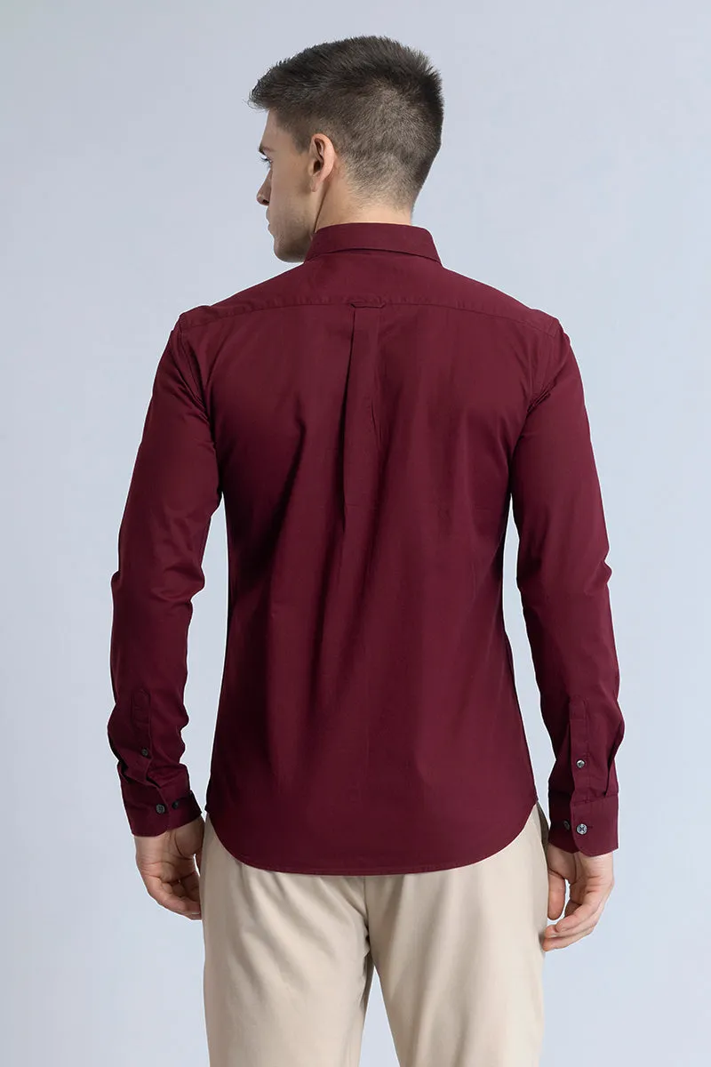 Meteorite Maroon Shirt