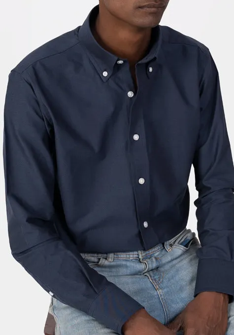 NAVY BLUE OXFORD SHIRT