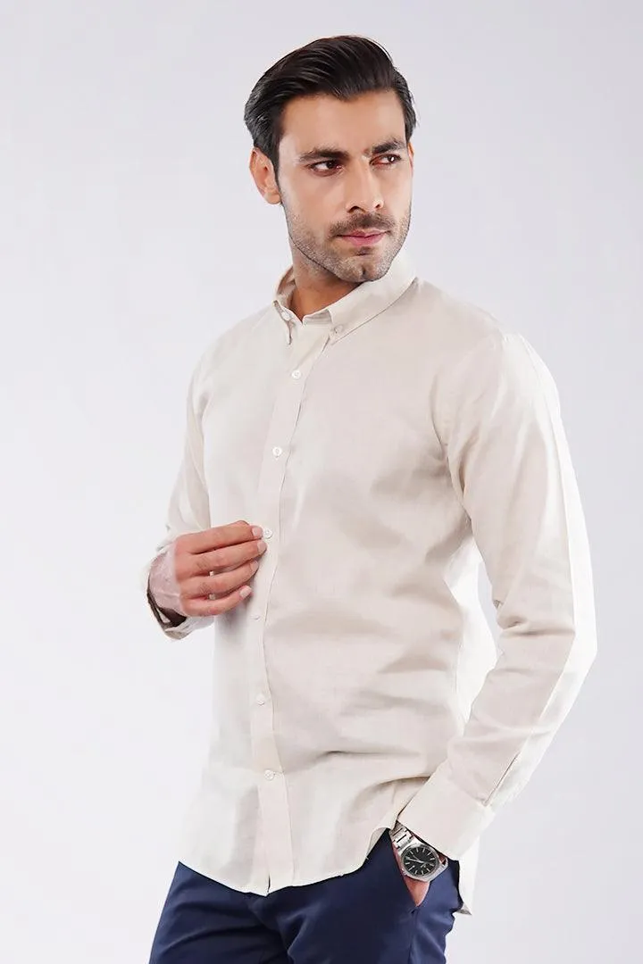 Oxford Shirt - Beige