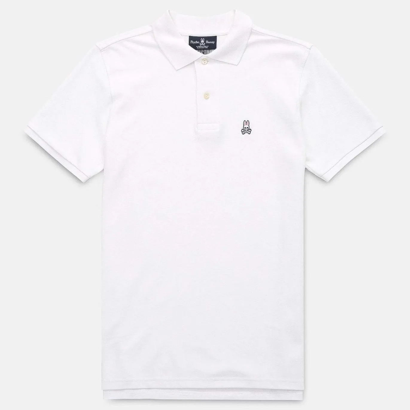 Psycho Bunny Mens Classic Polo - White