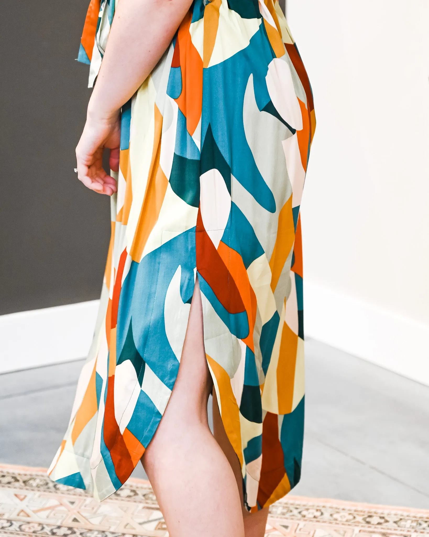 Radiant Collared Midi Dress