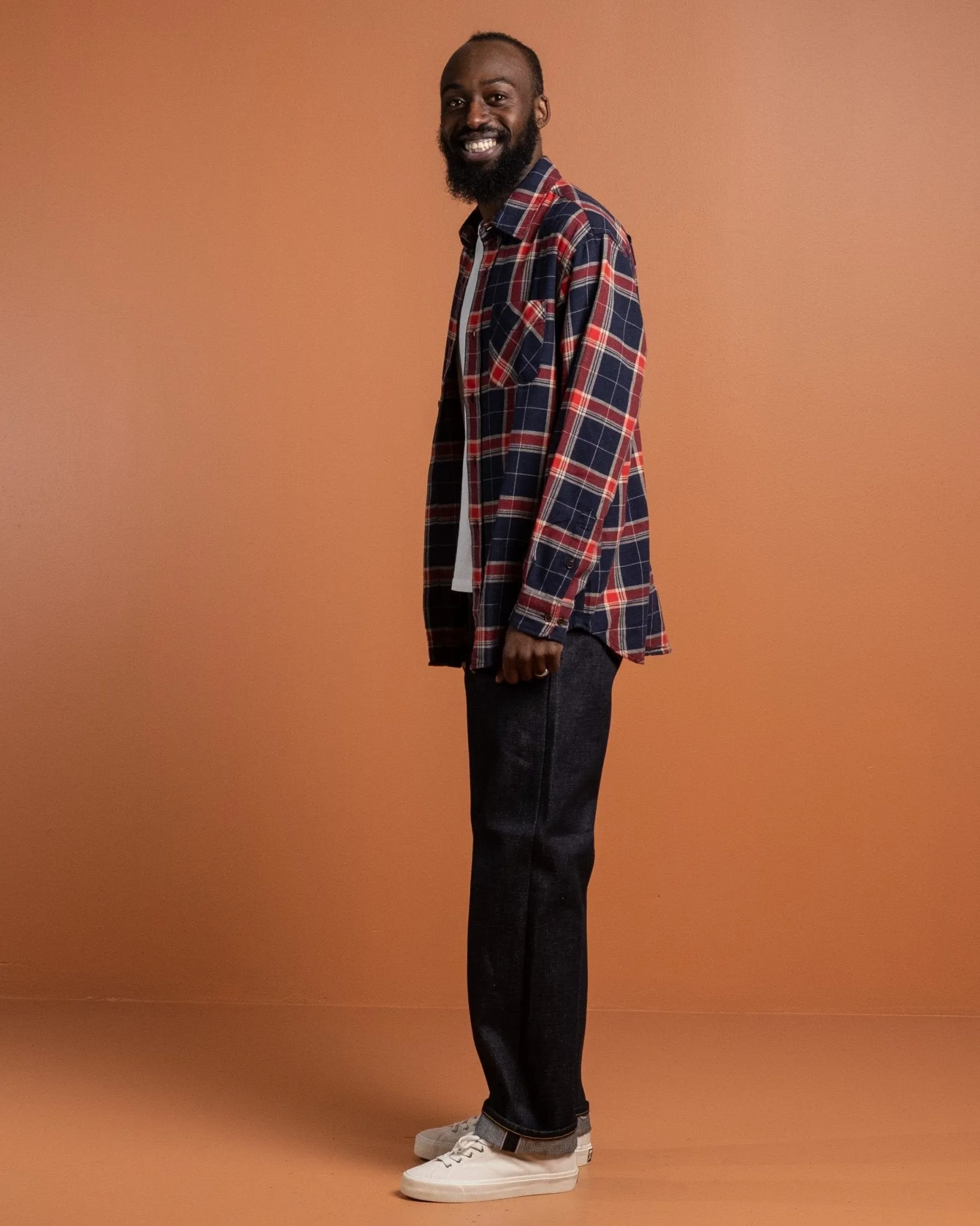 Relaxed Flannel Shirt Rebirth Multi