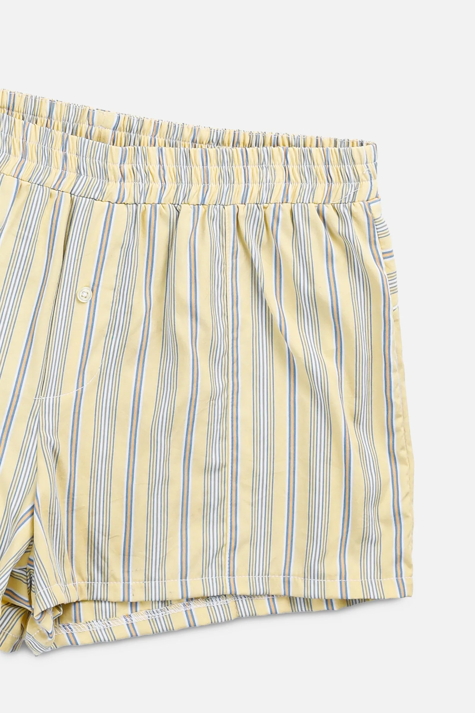 Rework Oxford Mini Boxer Shorts - L