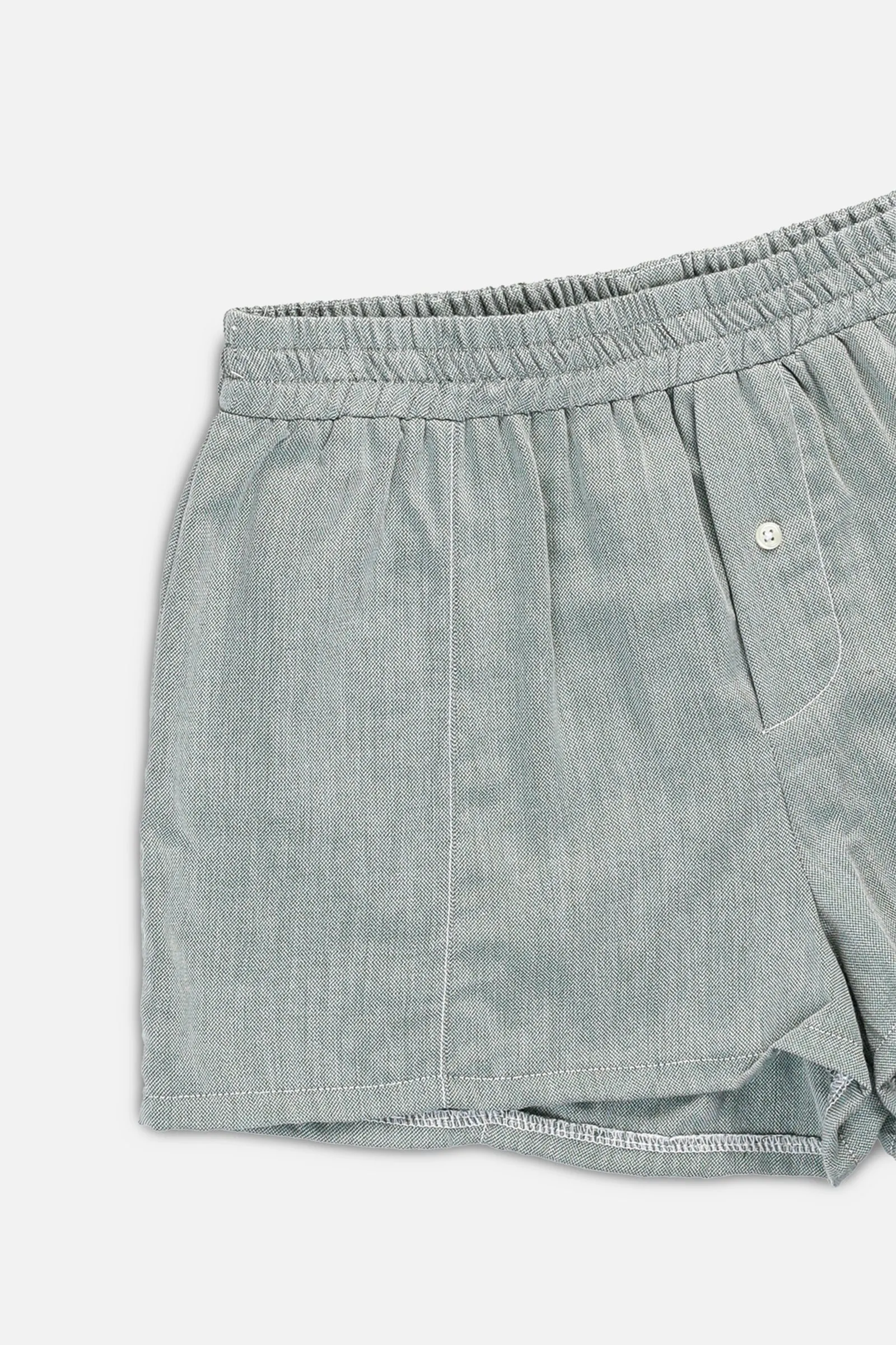 Rework Oxford Mini Boxer Shorts - M