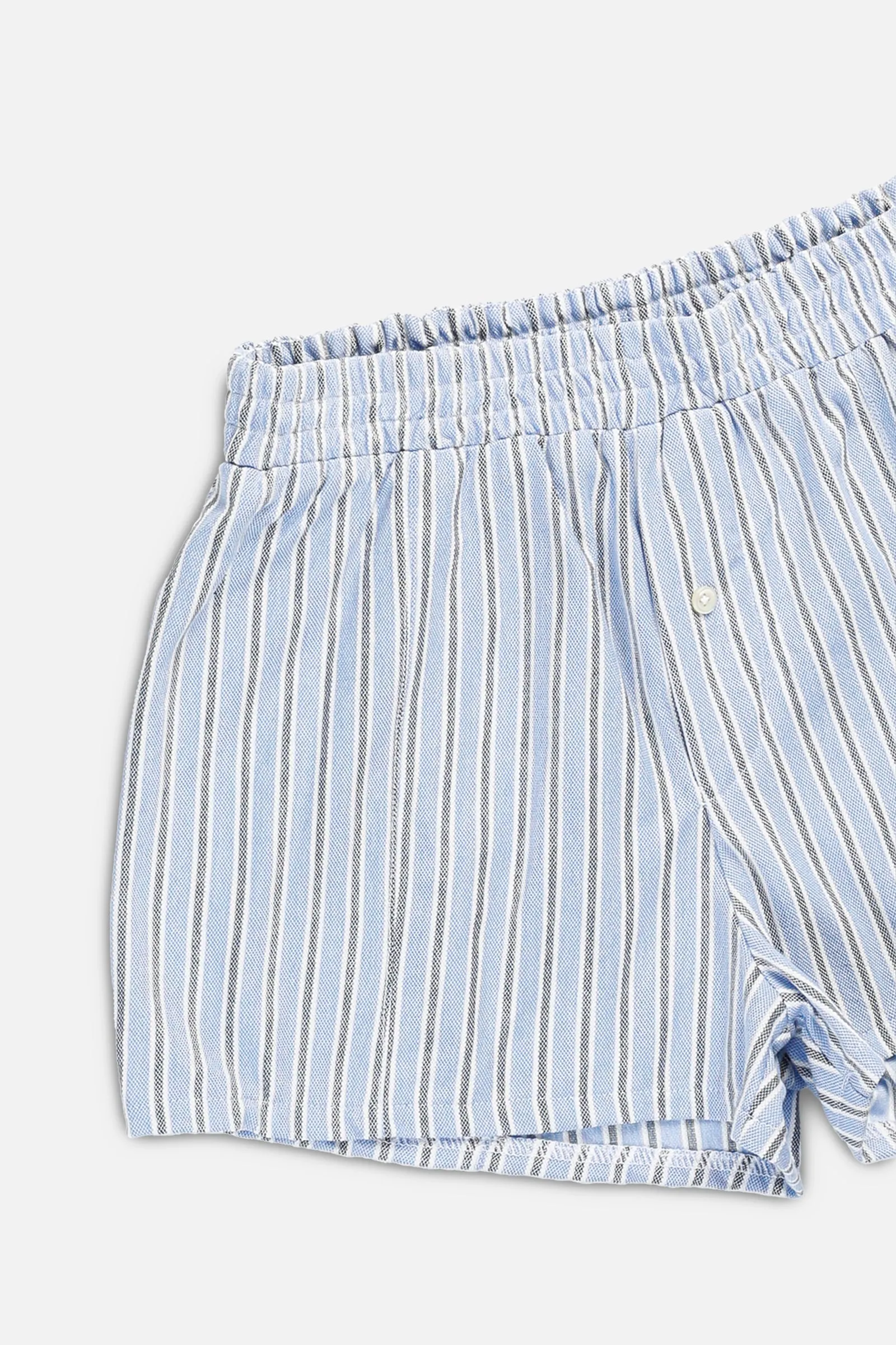 Rework Oxford Mini Boxer Shorts - XS