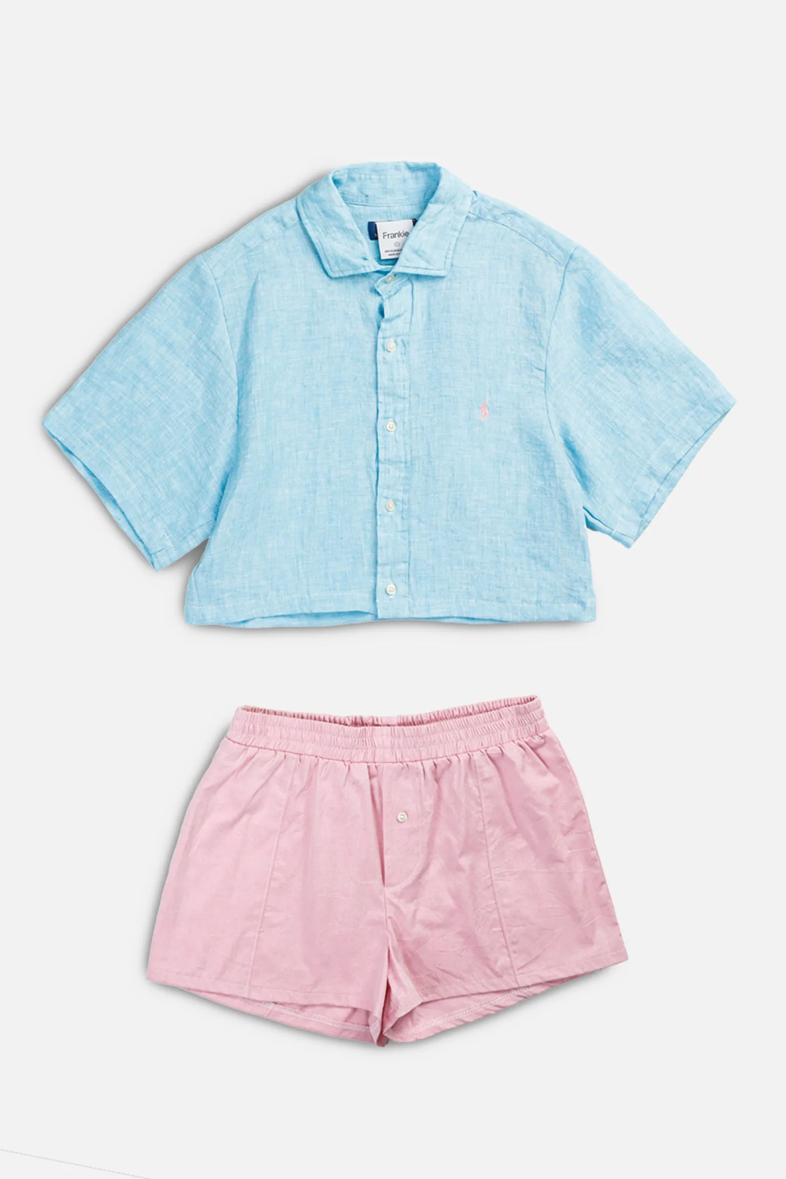 Rework Oxford Shorts Set - S