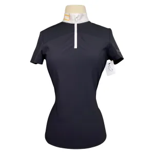 Rider's Gene Competition Polo in Navy / White - Women's Medium