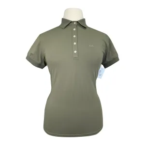 Schockemhle 'Pearlie' Show Shirt in Olive  - Women's plus size XXL