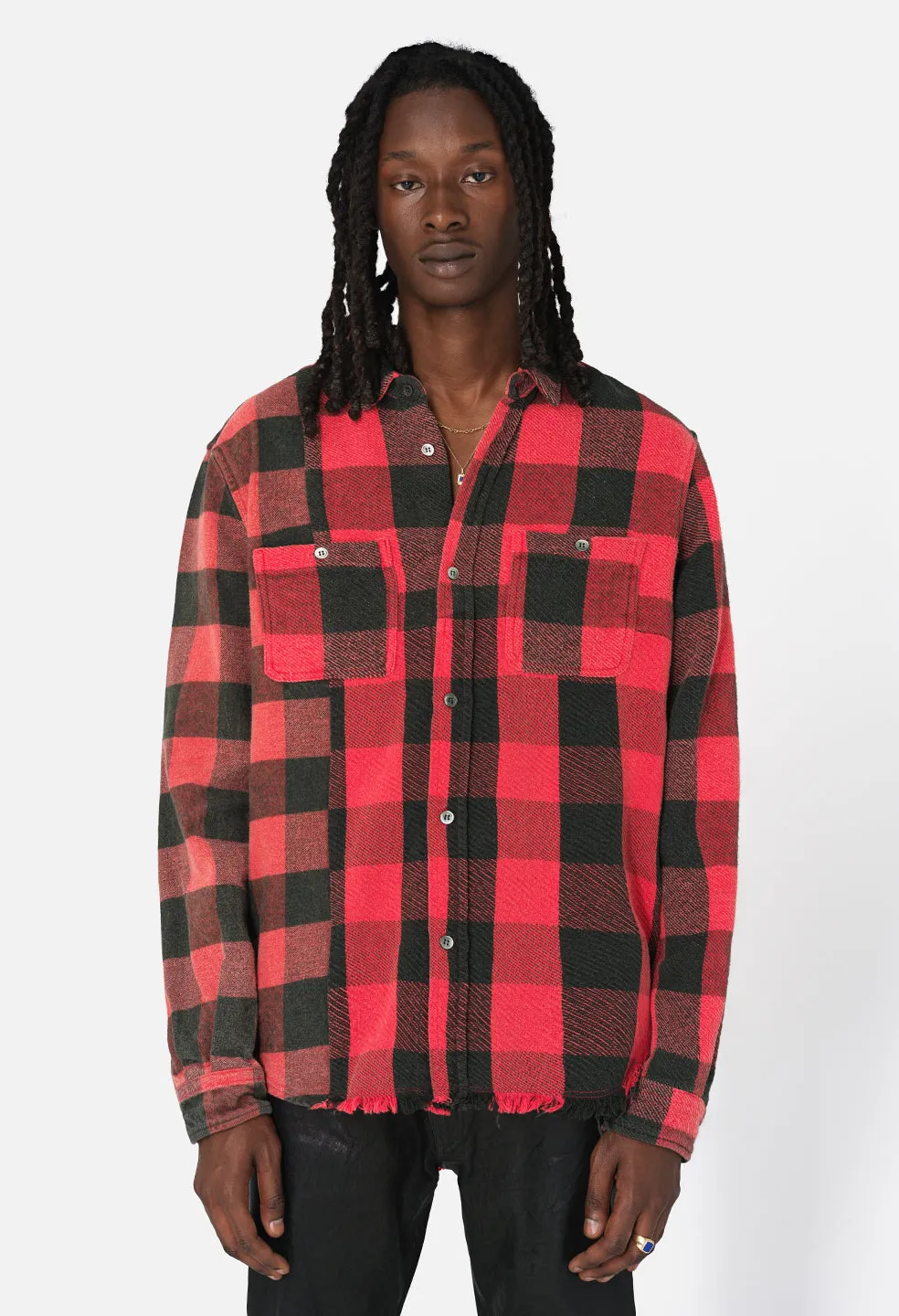 Silverado Paneled Plaid / Red X Black