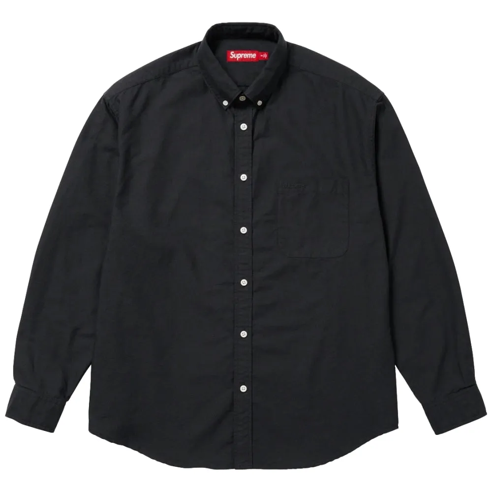 SUPREME LOOSE FIT OXFORD SHIRT-BLACK