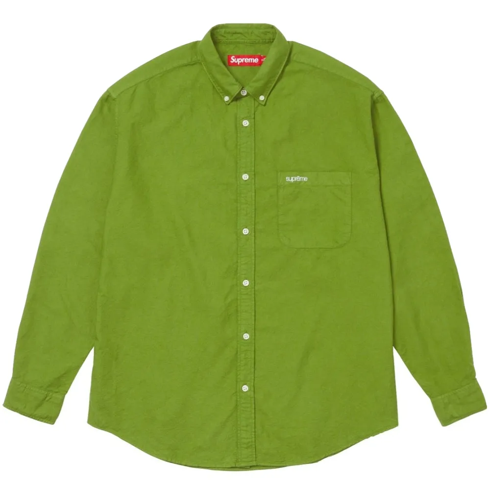 SUPREME LOOSE FIT OXFORD SHIRT-GREEN