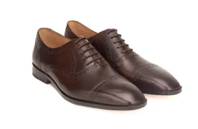 Premium Quality Leather Brogue Oxford Toecap Shoes