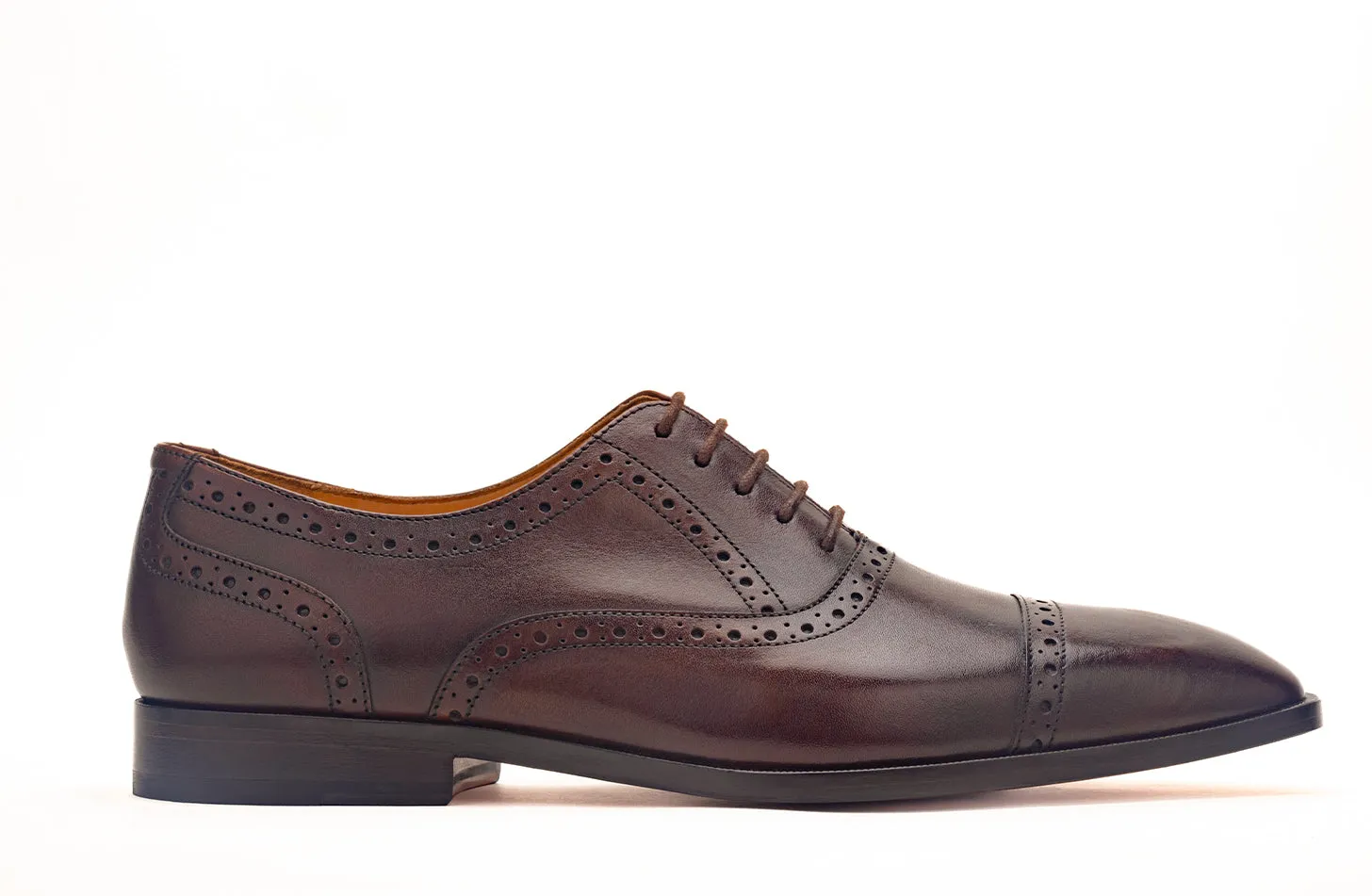 Premium Quality Leather Brogue Oxford Toecap Shoes