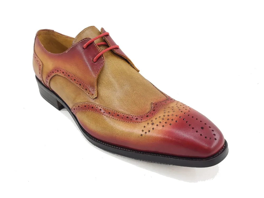 Two Tone Wing-tip Blucher Oxford