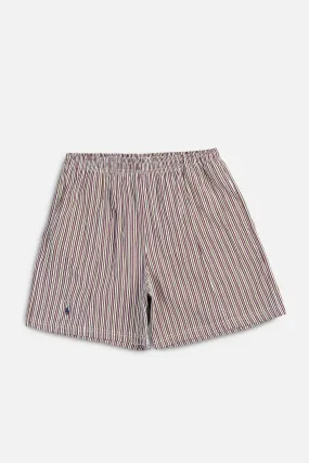 Unisex Rework Oxford Boxer Shorts - L