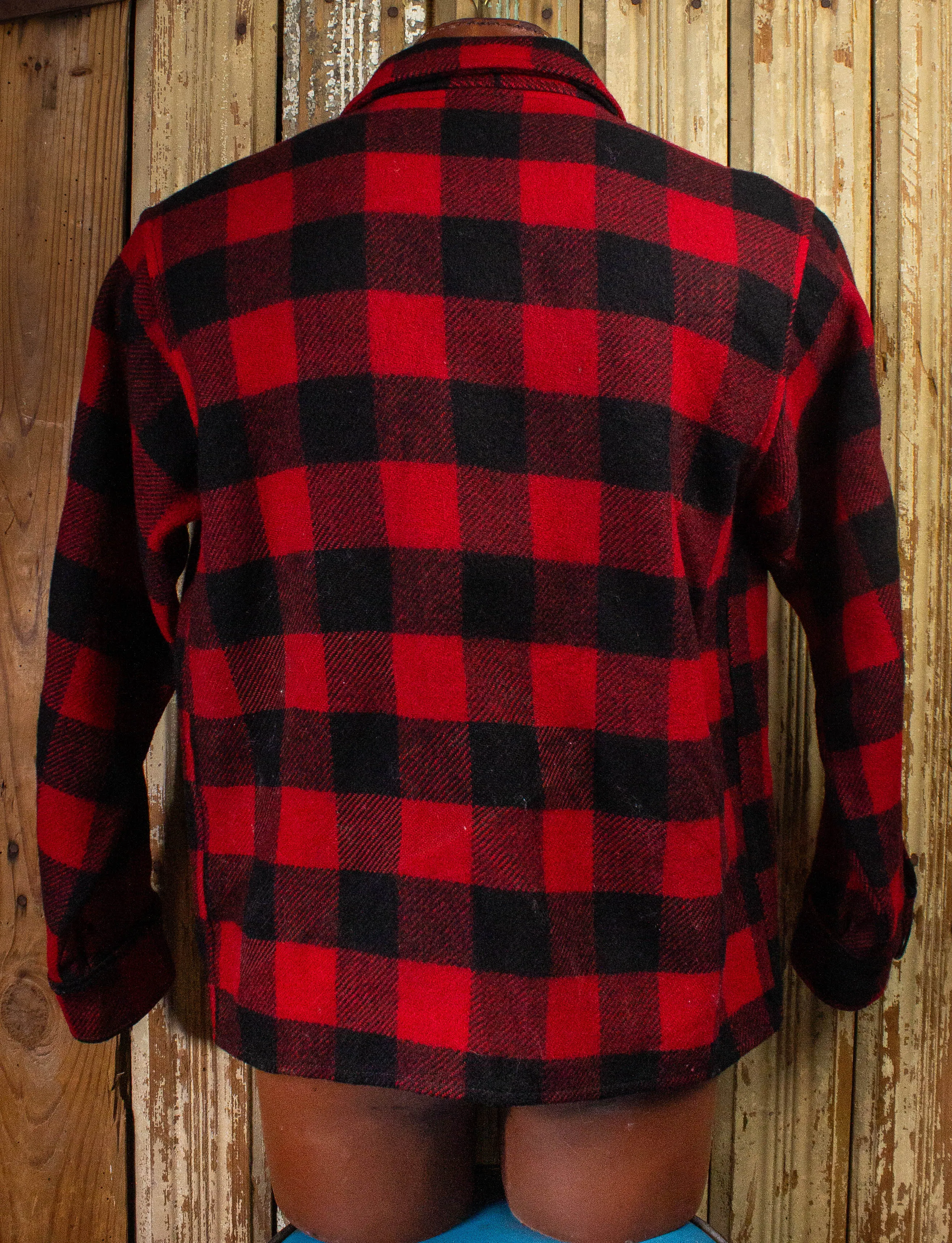 Vintage Buffalo Plaid Flannel Shirt Red/Black XL